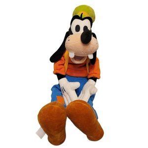 Disney Goofy 18" Plush Stuffed Animal Large Sitting Hat With Tags